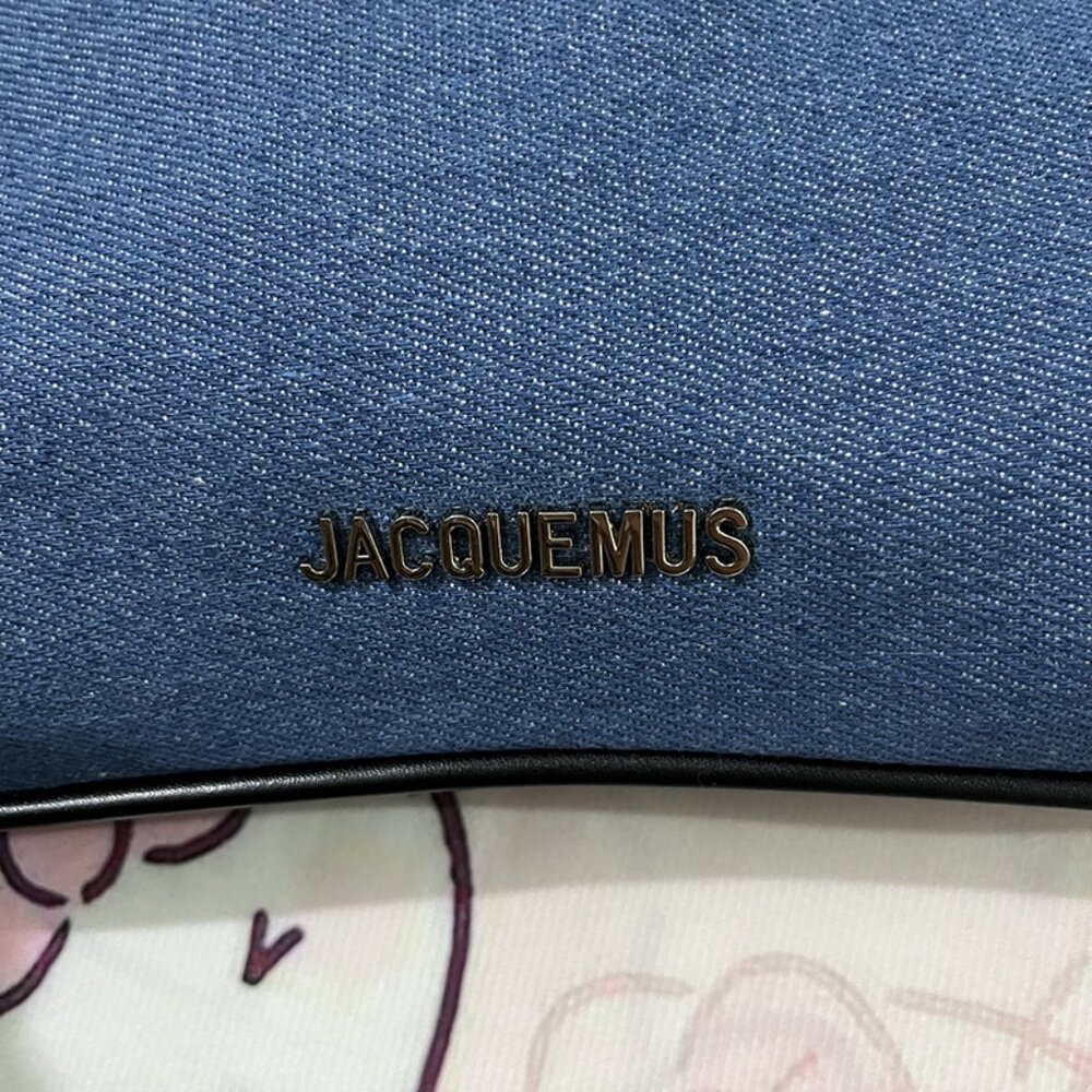 Jacquemus Blue Canvas Denim Shoulder Bag - Picture 4 of 10
